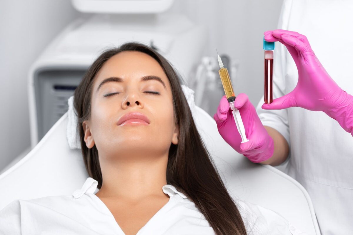 PRP skin treatment for skin rejuvenation and improved skin texture at Institute Cosmetique.